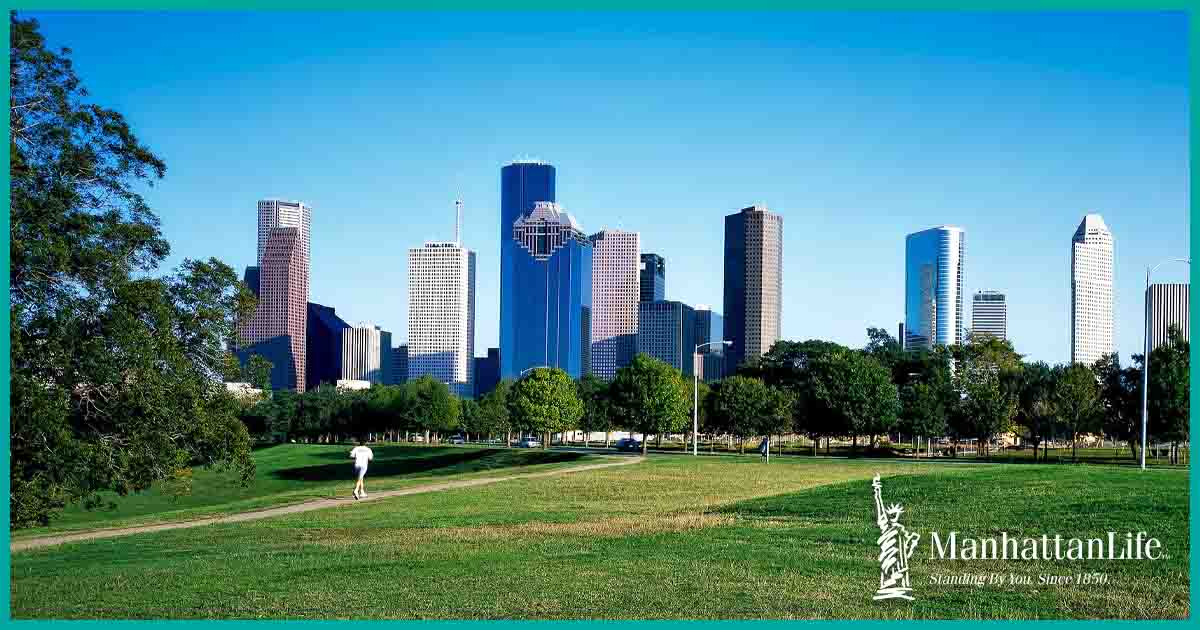 manhattanlife houston skyline