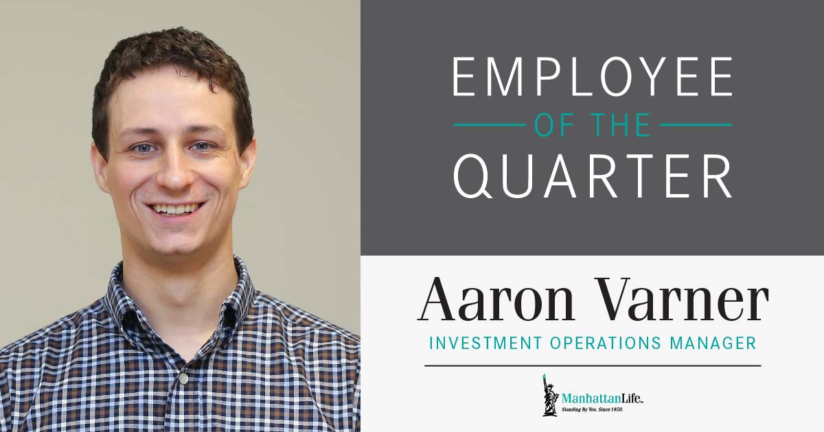 aaron varner employee of the quarter