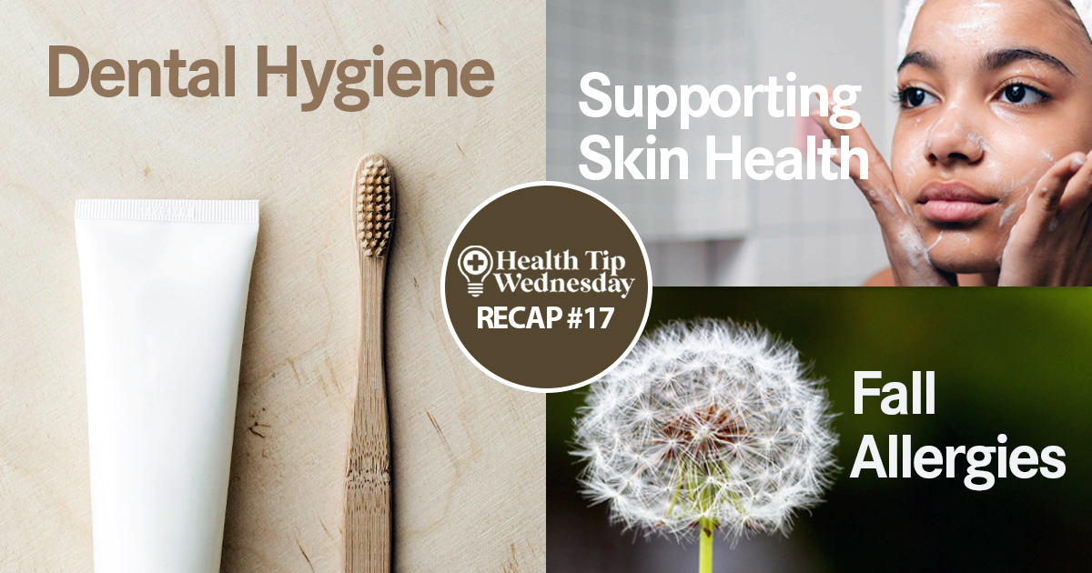 Health Tip Wednesday Recap #17 - October 2024